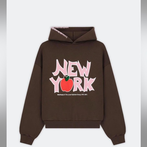 Madhappy Sweaters - Madhappy NYC Exclusive Brown Hoodie
